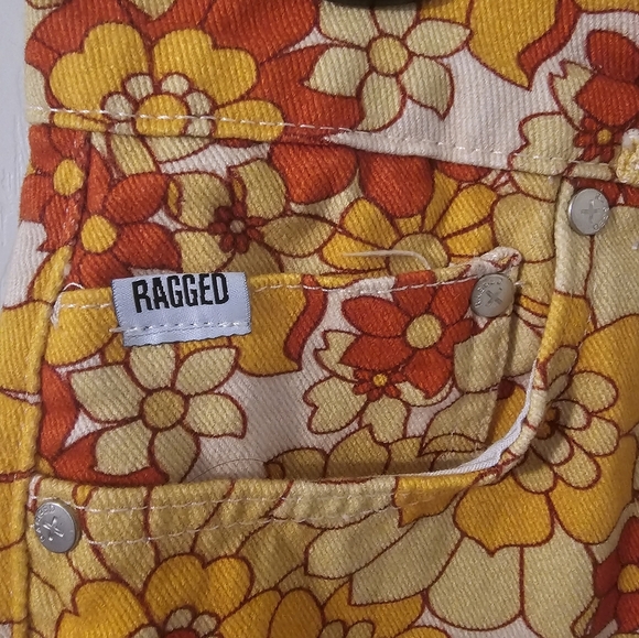 The Ragged Priest Women's Orange and Yellow Skirt Size 32 - Picture 2 of 6